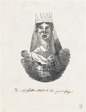 EUGÈNE DELACROIX (ATTRIBUTED TO) 2 lithographs.